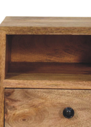 Solis 1-Drawer Oak-ish Wall Mounted Nightstand