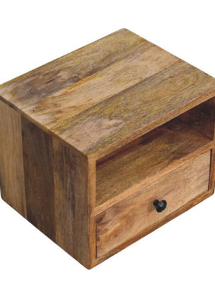 Solis 1-Drawer Oak-ish Wall Mounted Nightstand