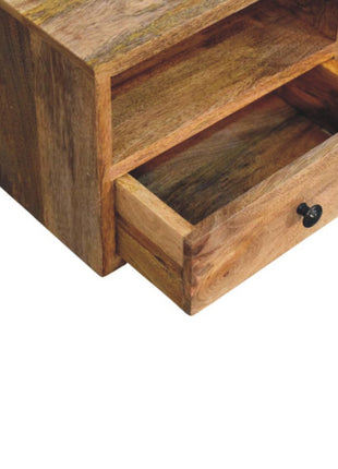 Solis 1-Drawer Oak-ish Wall Mounted Nightstand