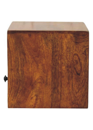 Solis 1-Drawer Chestnut Wall Mounted Nightstand