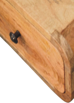 Avora Mini-Nachttisch zur Wandmontage, Eichenholz, 1 Schublade