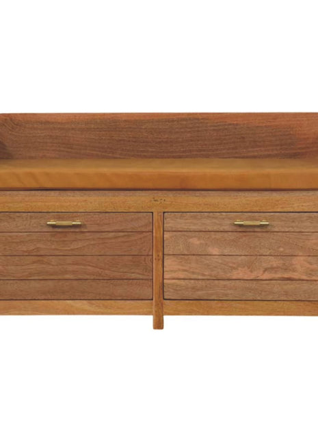 Oxford Oak-ish 2 Drawer Storage Bench