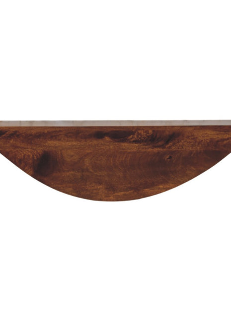 Crescent Floating Wall Shelf