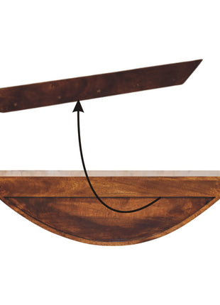 Schwebendes Wandregal Crescent