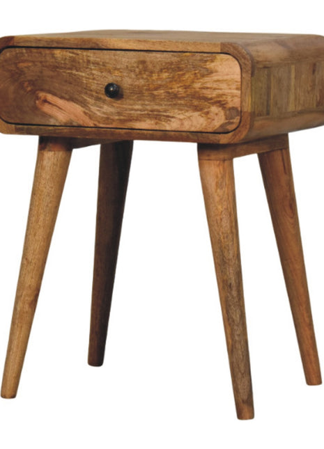 Avora Oak-ish Nightstand with 1 drawer