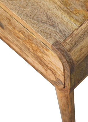 Avora Oak-ish Nightstand with 1 drawer