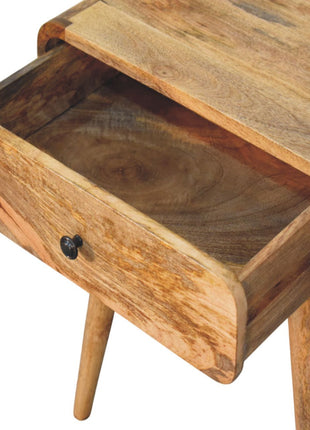 Avora Oak-ish Nightstand with 1 drawer