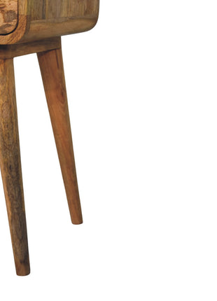 Avora Oak-ish Nightstand with 1 drawer