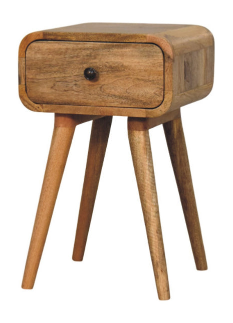 Avora Mini Oak-ish Nightstand with 1 drawer