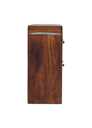 Darcy 3 over 3 Drawer Chest in Chestnut Finish