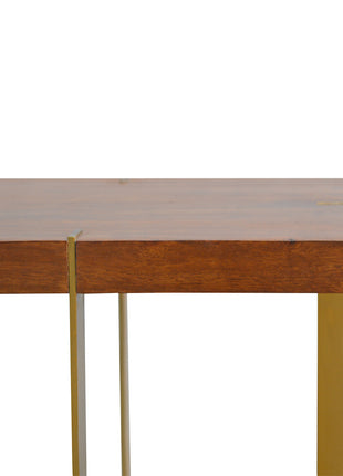 Open Panel Chestnut End Table