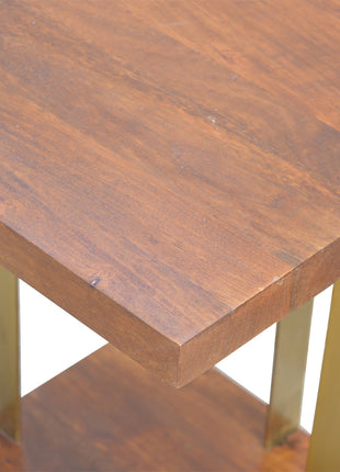 Open Panel Chestnut End Table