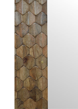 Pineapple Carved Mirror Cabinet