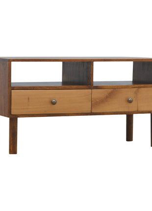 Oak Front Media Unit