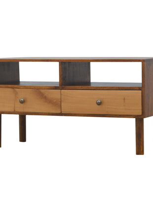 Oak Front Media Unit