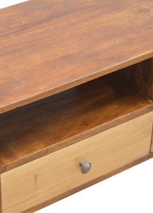 Oak Front Media Unit