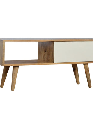 White Sliding Media Unit