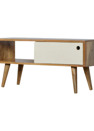 White Sliding Media Unit