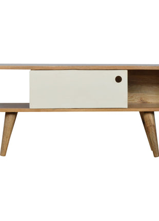 White Sliding Media Unit