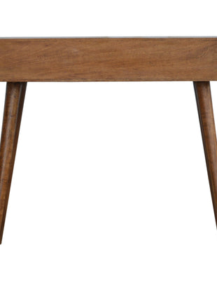 Chestnut Prism Console Table