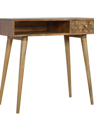 Diamond Carved Writing Desk