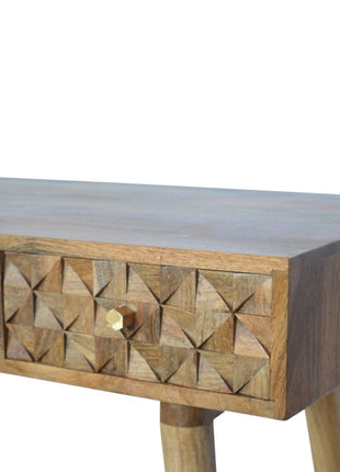 Diamond Carved Writing Desk