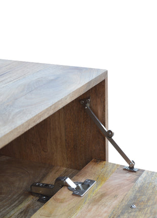 Oak-ish Diamond Bench
