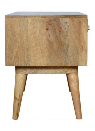Oak-ish Diamond Bench