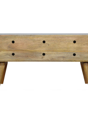 Oak-ish Diamond Bench