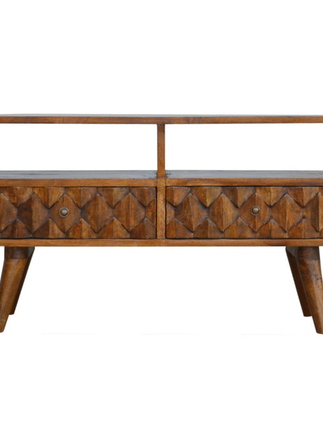 Chestnut Pineapple Carve Media Unit