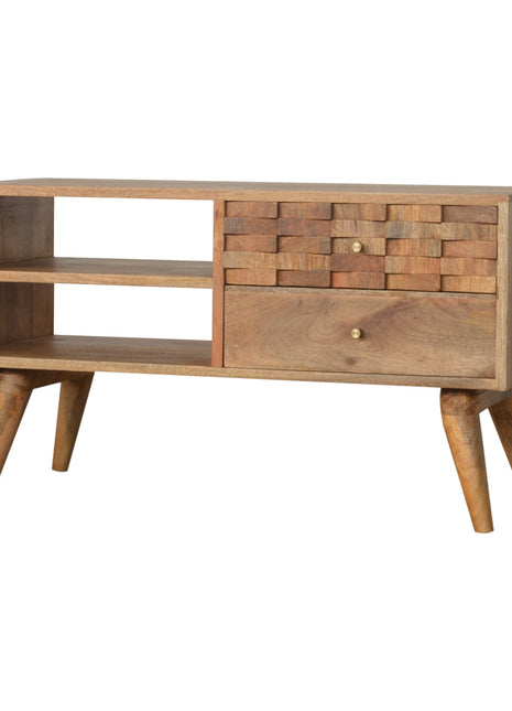 Tile Carved TV Unit