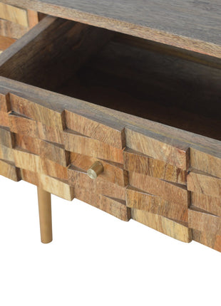 Tile Carved Console Table