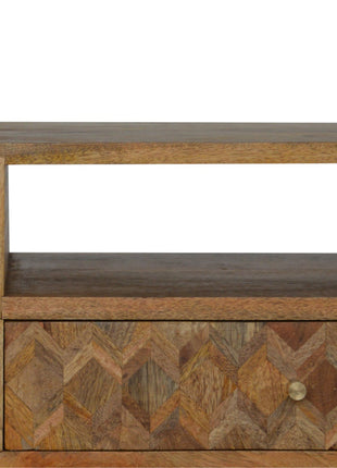 Assorted Oak-ish Open Slot Bedside