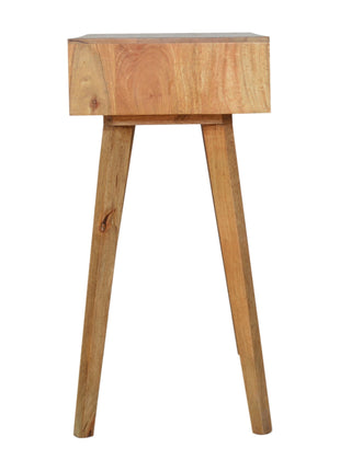 Schreibtisch mit geschnitztem Design in Grau