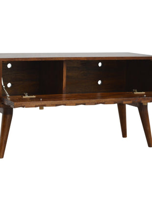 Chestnut Diamond Storage Bench