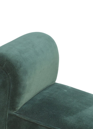 Emerald Velvet Bench