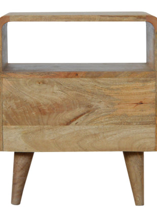 Mono Print Bedside with Open Slot