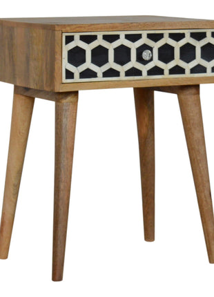 Bone Inlay Bedside