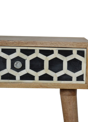 Bone Inlay Bedside