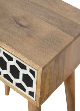 Bone Inlay Bedside