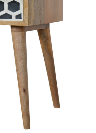 Bone Inlay Bedside