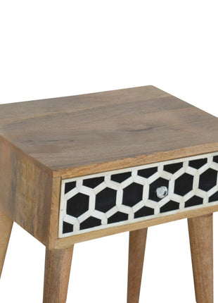 Bone Inlay Bedside