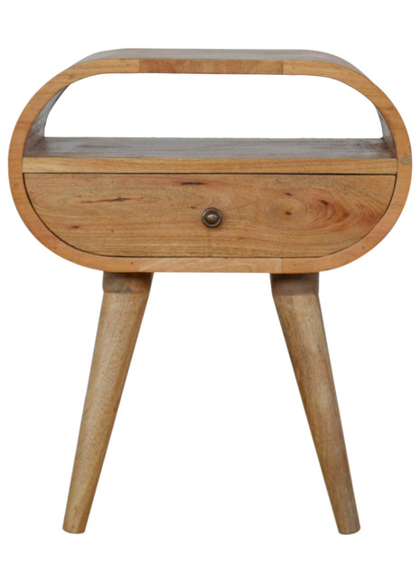 Circular Open Slot Bedside