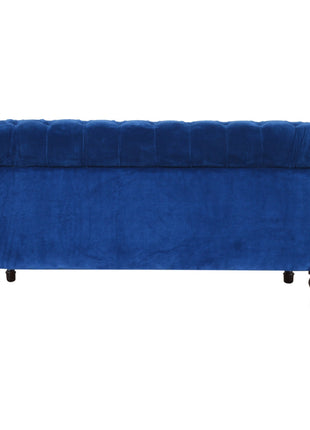 Royal Blue Velvet Chesterfield Sofa