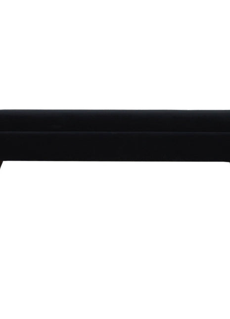 Black Velvet Castor Bench