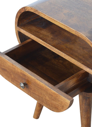 Chestnut 1 Drawer Nightstand