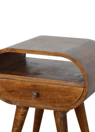 Chestnut 1 Drawer Nightstand
