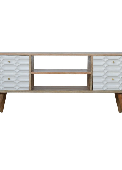 Capsule White Entertainment Unit