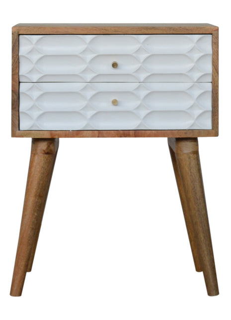 Capsule Carved Bedside