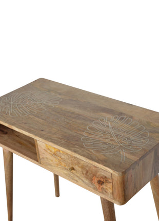 Leaf Embossed Writing Desk